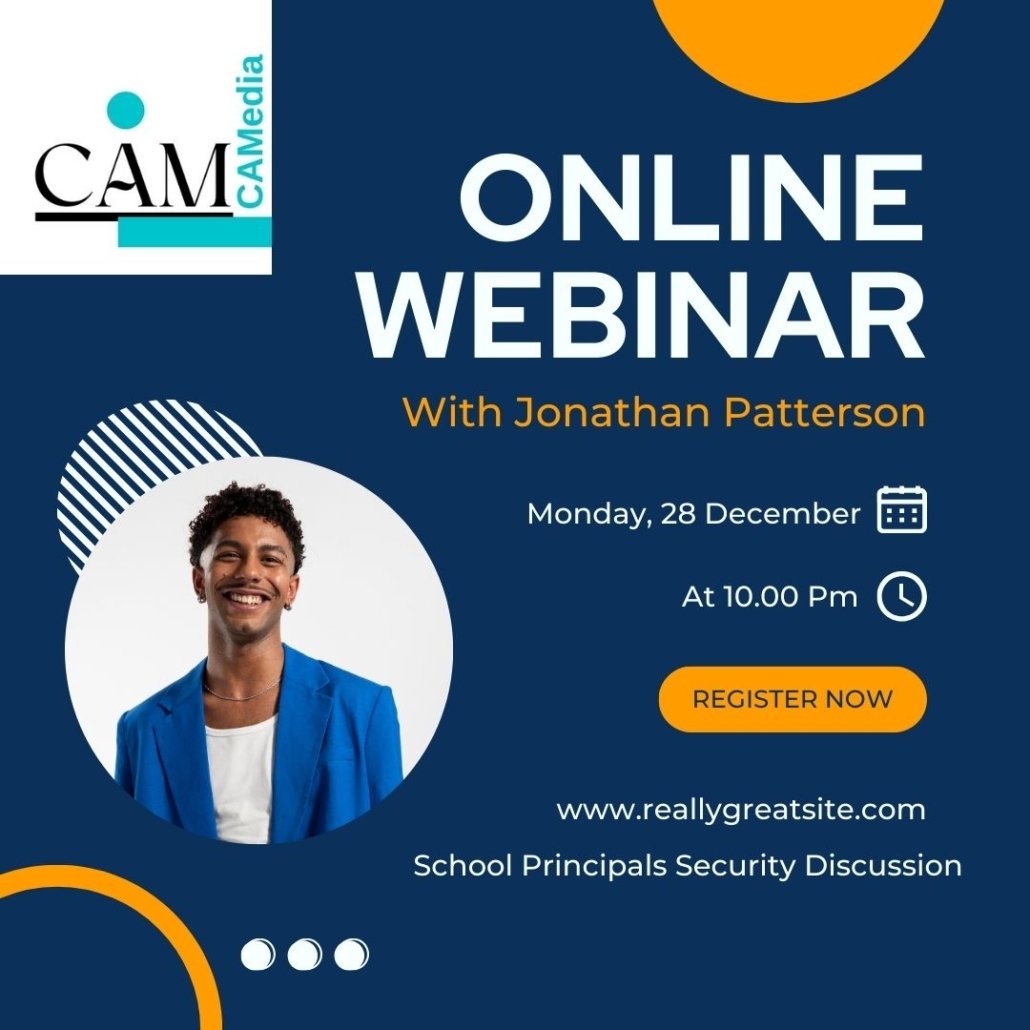 Blue Modern Online Webinar Instagram Post